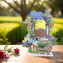 Load image into Gallery viewer, Garden-Single Side Drill-Acrylic Diamond Desktop Ornament