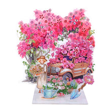 Load image into Gallery viewer, Garden-Single Side Drill-Acrylic Diamond Desktop Ornament