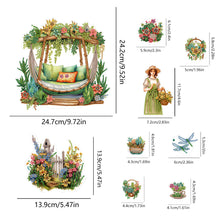 Load image into Gallery viewer, Garden-Single Side Drill-Acrylic Diamond Desktop Ornament