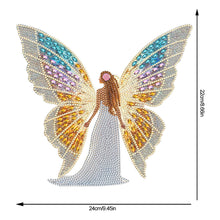Load image into Gallery viewer, Butterfly Girl-Single Side Drill-Acrylic Diamond Desktop Ornament