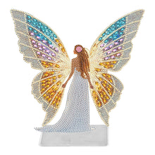 Load image into Gallery viewer, Butterfly Girl-Single Side Drill-Acrylic Diamond Desktop Ornament
