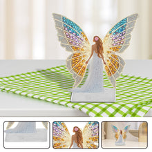 Load image into Gallery viewer, Butterfly Girl-Single Side Drill-Acrylic Diamond Desktop Ornament