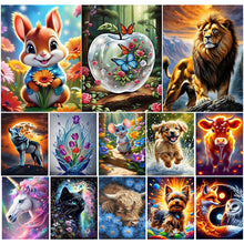 Load image into Gallery viewer, Animal-Full Round Diamond Painting-30x40cm