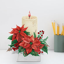 Load image into Gallery viewer, Candle Flower-Single Side Drill-Acrylic Diamond Desktop Ornament