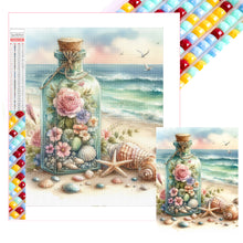 Load image into Gallery viewer, Seaside Wandering Bottle-Full Square Diamond Painting-30x40cm