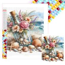 Load image into Gallery viewer, Seaside Wandering Bottle-Full Square Diamond Painting-30x40cm