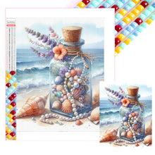 Load image into Gallery viewer, Seaside Wandering Bottle-Full Square Diamond Painting-30x40cm