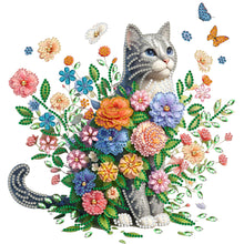 Load image into Gallery viewer, Animal Flower-Partial Special Diamond Painting-30x30cm