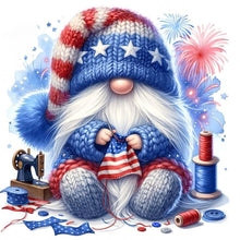 Load image into Gallery viewer, Independence Day Goblin-Full Round Diamond Painting-30x30cm