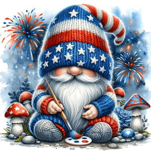 Load image into Gallery viewer, Independence Day Goblin-Full Round Diamond Painting-30x30cm