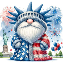 Load image into Gallery viewer, Independence Day Goblin-Full Round Diamond Painting-30x30cm