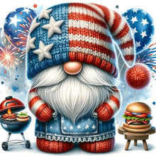 Load image into Gallery viewer, Independence Day Goblin-Full Round Diamond Painting-30x30cm