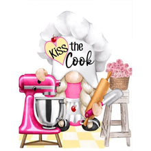 Load image into Gallery viewer, Cake Gnome-Full Round Diamond Painting-30x40cm