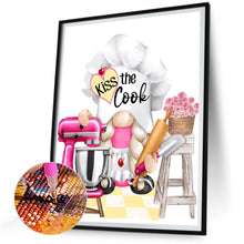 Load image into Gallery viewer, Cake Gnome-Full Round Diamond Painting-30x40cm