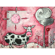 Load image into Gallery viewer, Cow-Full Square Diamond Painting-40x30cm
