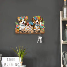 Load image into Gallery viewer, Animal-Diamond Wooden Wall Hooks