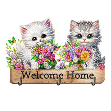 Load image into Gallery viewer, Animal-Diamond Wooden Wall Hooks