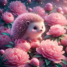 Load image into Gallery viewer, Tiger Cat Flower-Full Round Diamond Painting-30x30cm