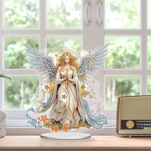 Load image into Gallery viewer, Mermaid Owl-Single Side Drill-Acrylic Diamond Desktop Ornament