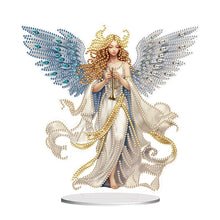 Load image into Gallery viewer, Mermaid Owl-Single Side Drill-Acrylic Diamond Desktop Ornament