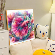 Load image into Gallery viewer, Goldfish-Full Round Diamond Painting-40x40cm