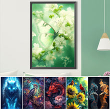 Load image into Gallery viewer, Animal-Full Round Diamond Painting-40x60cm-Large Size
