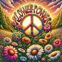 Load image into Gallery viewer, Flowers And Love-Full Round Diamond Painting-30x30cm