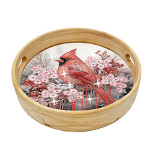 Load image into Gallery viewer, Animal-Round Diamond WoodenDinning Table Tray