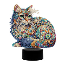 Load image into Gallery viewer, Flower Animal-Night Light 5D DIY Diamond Painting Lamp