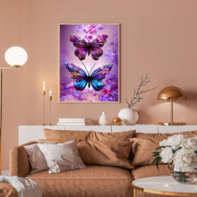 Load image into Gallery viewer, Butterfly-Full Round Diamond Painting-30x40cm
