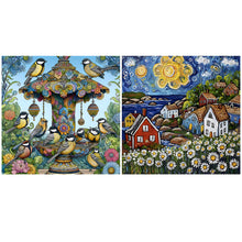 Load image into Gallery viewer, Color House-Full Round Diamond Painting-40x40cm