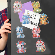 Load image into Gallery viewer, 8Pcs/Set Animal-Diamond Painting Magnet Refrigerator
