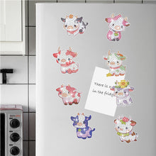 Load image into Gallery viewer, 8Pcs/Set Animal-Diamond Painting Magnet Refrigerator