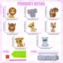 Load image into Gallery viewer, 8Pcs/Set Animal-Diamond Painting Magnet Refrigerator