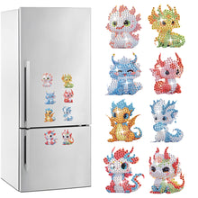 Load image into Gallery viewer, 8Pcs/Set Animal-Diamond Painting Magnet Refrigerator