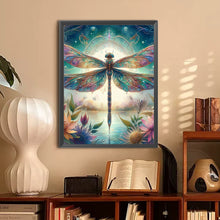 Load image into Gallery viewer, Dragonfly-Full Round Diamond Painting-30x40cm