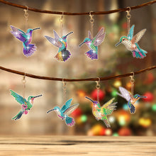 Load image into Gallery viewer, 6/8Pcs/Set Animal-Double Side Drill-Diamond Keychain