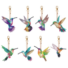 Load image into Gallery viewer, 6/8Pcs/Set Animal-Double Side Drill-Diamond Keychain