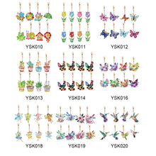 Load image into Gallery viewer, 6/8Pcs/Set Animal-Double Side Drill-Diamond Keychain