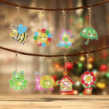 Load image into Gallery viewer, 6/8Pcs/Set Animal-Double Side Drill-Diamond Keychain