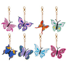 Load image into Gallery viewer, 6/8Pcs/Set Animal-Double Side Drill-Diamond Keychain