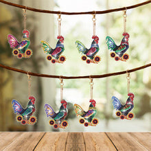 Load image into Gallery viewer, 6/8Pcs/Set Animal-Double Side Drill-Diamond Keychain