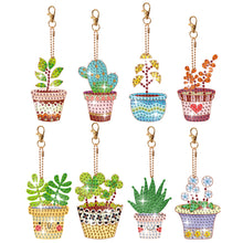 Load image into Gallery viewer, 6/8Pcs/Set Animal-Double Side Drill-Diamond Keychain