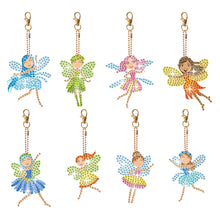 Load image into Gallery viewer, 6/8Pcs/Set Animal-Double Side Drill-Diamond Keychain
