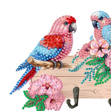Load image into Gallery viewer, Flower Bird-Diamond Art Craft Wall Hooks