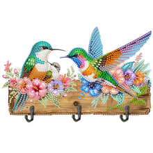 Load image into Gallery viewer, Flower Bird-Diamond Art Craft Wall Hooks