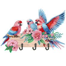Load image into Gallery viewer, Flower Bird-Diamond Art Craft Wall Hooks