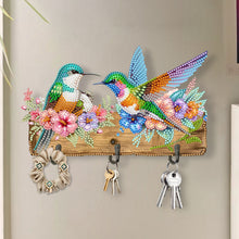 Load image into Gallery viewer, Flower Bird-Diamond Art Craft Wall Hooks