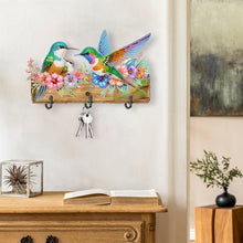 Load image into Gallery viewer, Flower Bird-Diamond Art Craft Wall Hooks