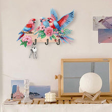 Load image into Gallery viewer, Flower Bird-Diamond Art Craft Wall Hooks